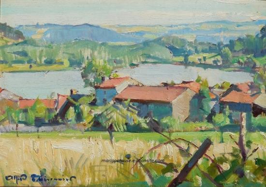 Thesonnier Alfred - Le Lac Chambon